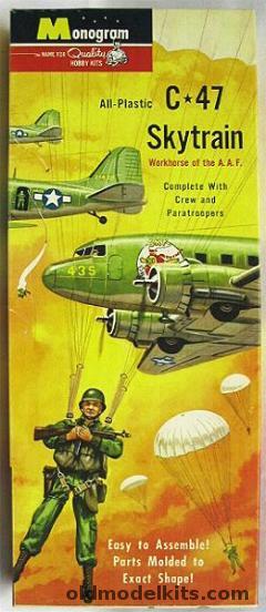 Monogram 1/90 C-47 Skytrain with Paratroopers, PA11-98 plastic model kit